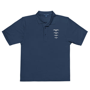 'IWA Hā Polo Tee (White Embroidery)