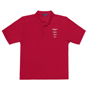 'IWA Hā Polo Tee (White Embroidery)