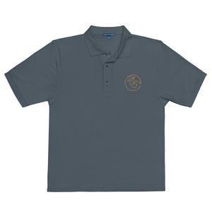 'IWA Surf Co. Polo Tee (Gold Embroidery)