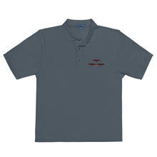 Load image into Gallery viewer, &#39;IWA Kolu Polo Tee (Red Embroidery)