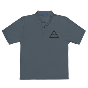 'IWA Huinākolu Polo Tee (Black Embroidery)