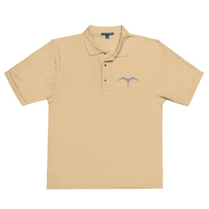 'IWA 'Ākau Kane Polo Tee (Gray Embroidery)