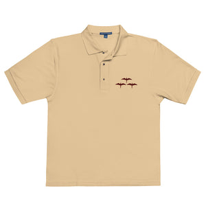 'IWA Kolu Polo Tee (Red Embroidery)