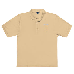 'IWA Hā Polo Tee (White Embroidery)