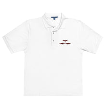 Load image into Gallery viewer, &#39;IWA Kolu Polo Tee (Red Embroidery)