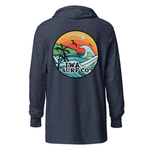 'IWA Surf Co. Logo Hooded long-sleeve tee