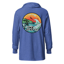 Load image into Gallery viewer, &#39;IWA Surf Co. Logo Hooded long-sleeve tee