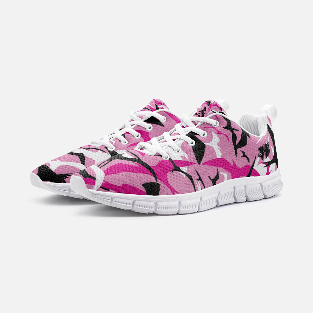 'IWA Camo Athletic Sneakers (Pink)