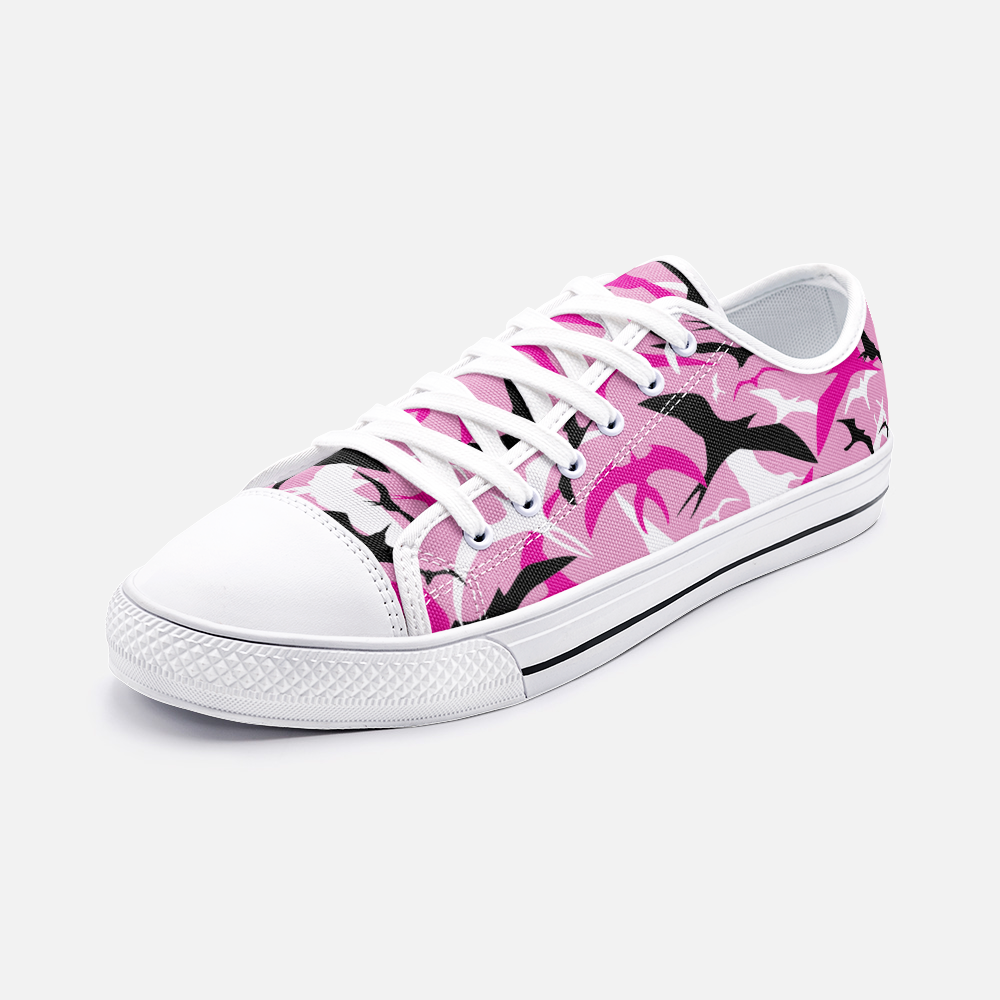 'IWA Camo Low Top Canvas Shoes (Pink)