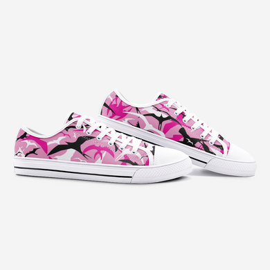 'IWA Camo Low Top Canvas Shoes (Pink)