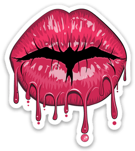 Kiss of the 'IWA Sticker