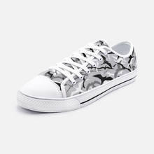Load image into Gallery viewer, Camo Gray &#39;IWA Low Top Canvas Shoes