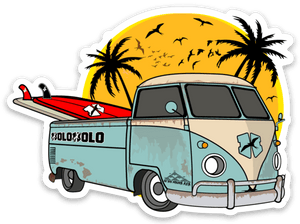 Holoholo Surf Bus 3" Sticker