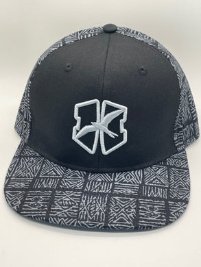 Iconic H 'IWA Triabl Lines Snapback (White Embroidery)