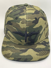 Load image into Gallery viewer, &#39;IWA Camo Snapback (Black Embroidery)