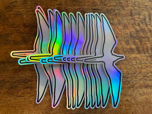 'IWA Holographic 6" Sticker