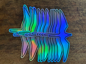 'IWA Holographic 6" Sticker