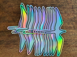 'IWA Holographic 6" Sticker