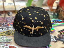 Load image into Gallery viewer, &#39;IWA Golden Isles Snapback (Gold Embroidery)