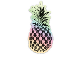 Pineapple "H" Hologram 4" Sticker
