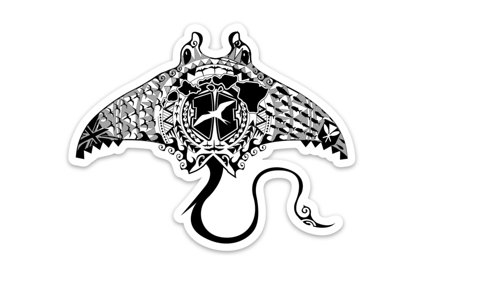Manta Ray Hihimanu B/W 4