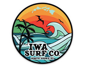'IWA Surf Co. 3" Sticker