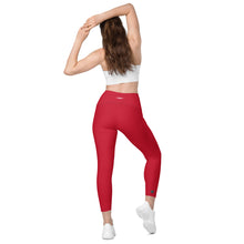 Load image into Gallery viewer, Classic &#39;IWA Pocket Leggings (LYCHEE)