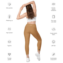 Load image into Gallery viewer, Classic &#39;IWA Pocket Leggings (SANDY BUM)