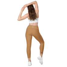 Load image into Gallery viewer, Classic &#39;IWA Pocket Leggings (SANDY BUM)