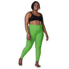 Load image into Gallery viewer, Classic &#39;IWA Pocket Leggings (TAHITIAN LIME)