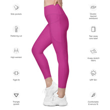 Load image into Gallery viewer, Classic &#39;IWA Pocket Leggings (DRAGONFRUIT)