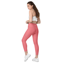 Load image into Gallery viewer, Classic &#39;IWA Pocket Leggings (STRAWBERRY GUAVA)