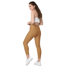 Load image into Gallery viewer, Classic &#39;IWA Pocket Leggings (SANDY BUM)