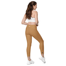 Load image into Gallery viewer, Classic &#39;IWA Pocket Leggings (SANDY BUM)