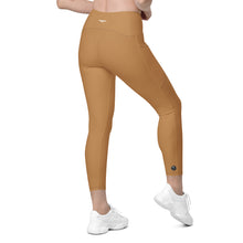 Load image into Gallery viewer, Classic &#39;IWA Pocket Leggings (SANDY BUM)