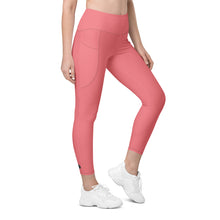 Load image into Gallery viewer, Classic &#39;IWA Pocket Leggings (STRAWBERRY GUAVA)