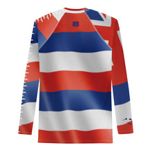 Load image into Gallery viewer, Hawaiian Flag Kāne Rash Guard 2.0