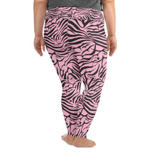 Load image into Gallery viewer, &#39;IWA Zebra Curvy Sista Leggings (Rosé)