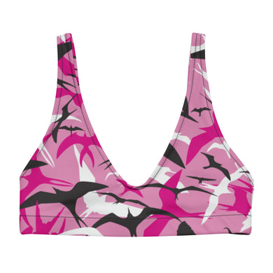 'IWA Camo Bikini Top (Pink)