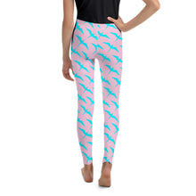 Load image into Gallery viewer, &#39;IWA Ho&#39;āuna Youth Leggings (Cotton Candy)