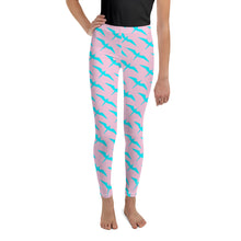 Load image into Gallery viewer, &#39;IWA Ho&#39;āuna Youth Leggings (Cotton Candy)