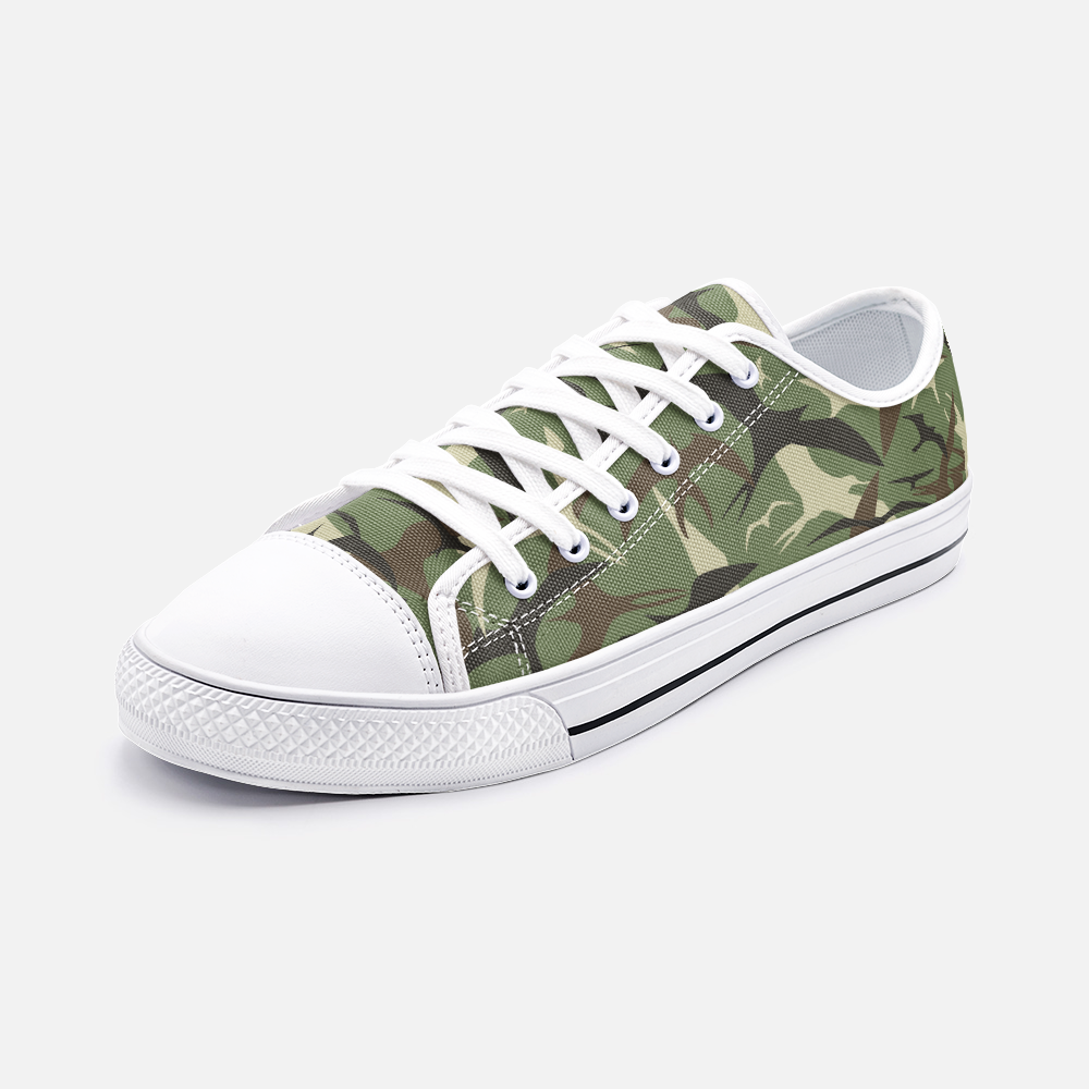 Camo Green IWA Low Top Canvas Shoes IWA Surf Co. x H ICON808