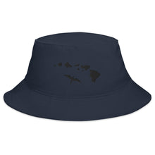 Load image into Gallery viewer, Islands &#39;IWA Bucket (Black Embroidery)