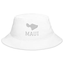 Load image into Gallery viewer, Maui Bucket Hat (White Embroidery)