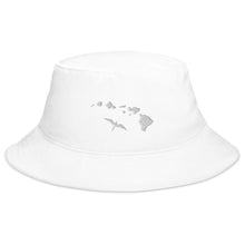 Load image into Gallery viewer, Islands &#39;IWA Bucket Hat (White Embroidery)