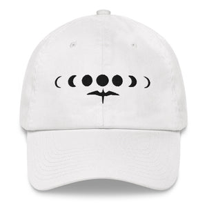 'IWA + Moon Dad Hat (Black Embroidery)