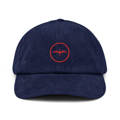 'IWA Corduroy hat (Red Embroidery)