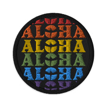 Load image into Gallery viewer, Aloha Ānuenue Embroidered Patch