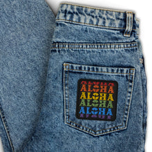 Load image into Gallery viewer, Aloha &#39;IWA Rainbow Embroidered Patch
