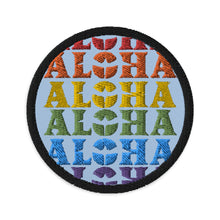 Load image into Gallery viewer, Aloha Ānuenue Embroidered Patch